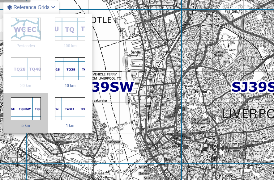 Reference grids in Data Download