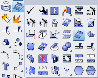 Rhino icon options.
