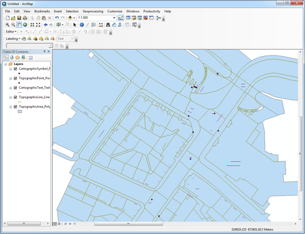 ArcGIS conversion tools result