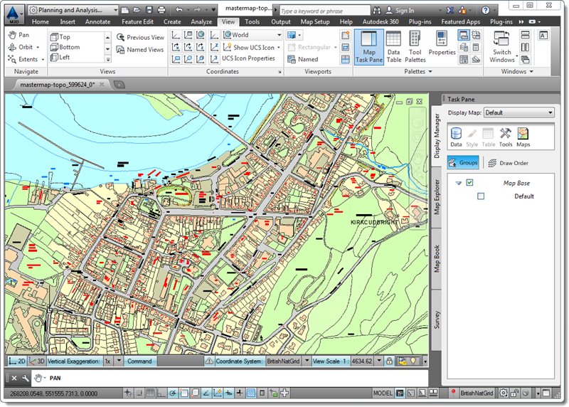 OS MasterMap in AutoCAD Map 3D