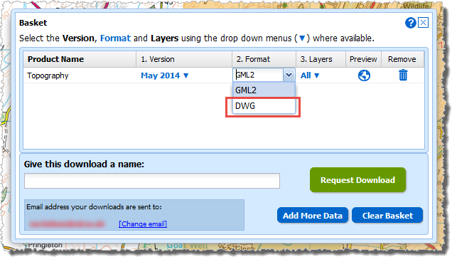 OS MasterMap Data Download formats